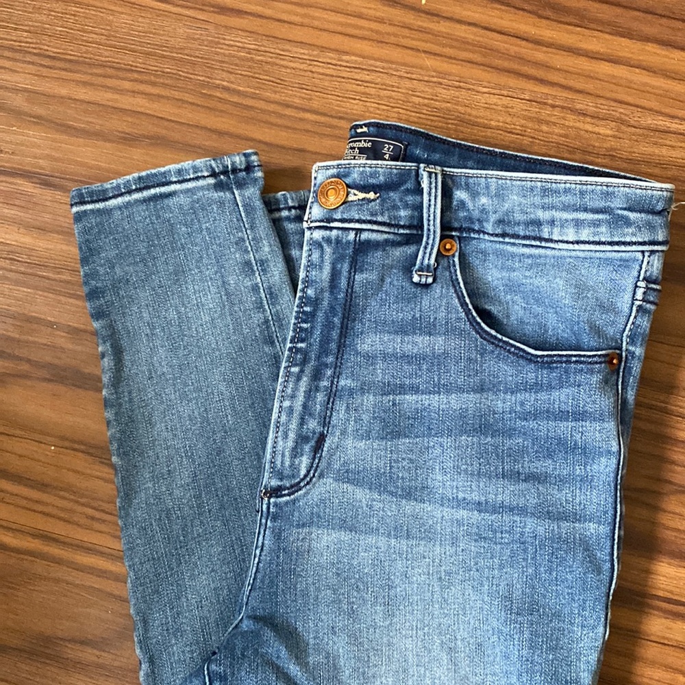 Abercrombie Simone High Rise Super Skinny Jeans